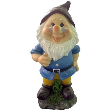 Zwerg mit Brille Gartenstatue 16x13,5x28H
