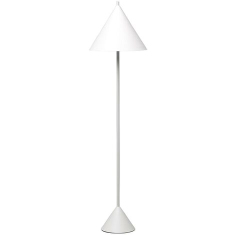 Stehlampe aus weißem Metall D40xD40x156h cm (1/5)