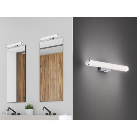 Spiegelzylinder Led Wandleuchte Mattimo Chrom IP44 Trio Lighting