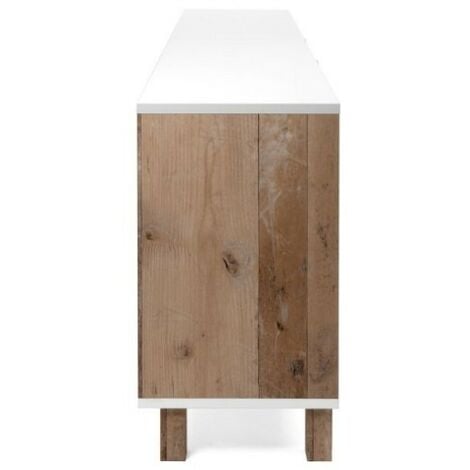 Sideboard 3 Türen Weißeiche 200x35xh.64,5 cm