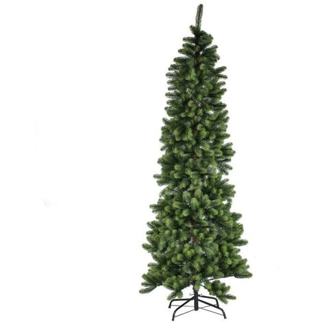 Schlanker grüner Baum Monte Amiata, 35 cm Durchmesser, 210 cm hoch, mit 752 Zweigen (1/5)