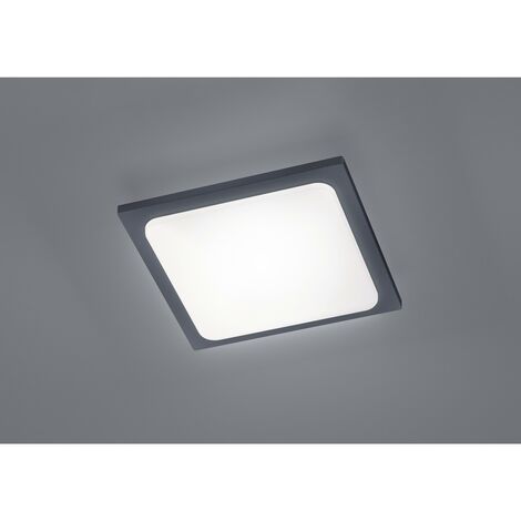 Eco Light Deckenleuchte Focus – Moderne Außenlampe In Anthrazit, IP44, Ohne Leuchtmittel