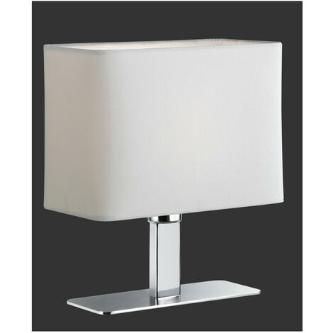 Tischlampe Mason, 25 W, Chrom – Verstellbare Doppelleuchte, Gebürstetes Nickel, Für Wohnzimmer & Büro