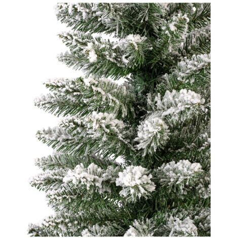 Weihnachtsbaum Pensil Pinie mit Schnee bedeckt  50 x H 180 cm