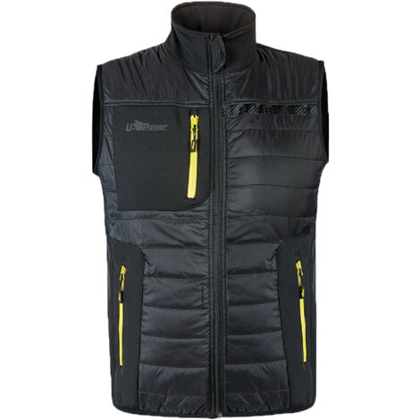 Gilet Thermique Anti-vent Tucano Urbano Winds Cud - Noir, Pour Moto, Tailles M à XXL