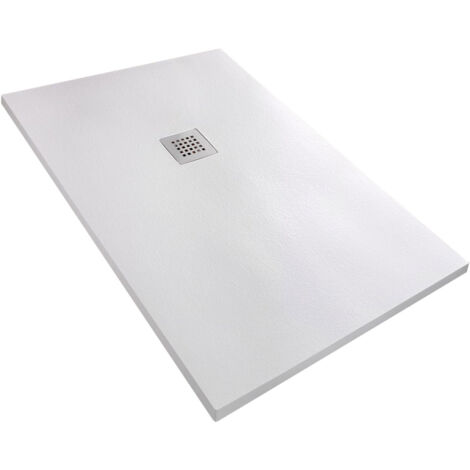 Piatto Doccia Extrapiatto 100x80 Cm CRES SMOOTH WHITE Colore: Bianco - Foto 8