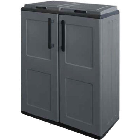 Armadio Verticale MECOLOR Con Lucchetto - 2 O 3 Scomparti Per Ufficio O Casa - Foto 7