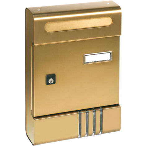 Cassetta Postale In Acciaio Verniciato Rosso Modello Signal - Design Classico - Foto 11