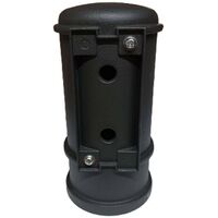 Zubehör zum Anbringen von zwei Lampen an einem 60 mm Graphitpfosten