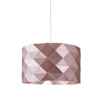 Aufhängung 3 Lichter Pink Metal aus verchromtem Metall Cm. 40 x 25 Std