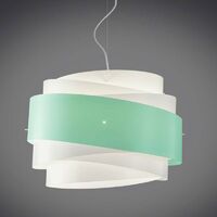 BEA Pendelleuchte mit fünf grünen Lichtern, Durchmesser 60x h38 cm