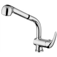Abnehmbares Duschwaschbecken mit seitlichem Hebel – Chrom