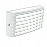 Aluminiumguss-Wandleuchte mit opalem Diffusor - 10W, 950 Lumen, warmweißes Licht