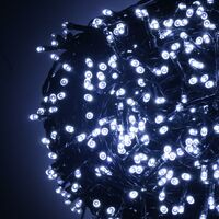 Drahtlicht 700 kaltweiße LED mit Controller 38m