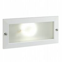 Elegante Einbauleuchte aus Aluminiumdruckguss mit satiniertem weißen Glasschirm
