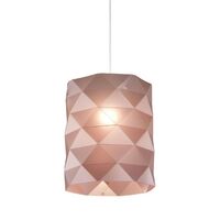 Rosa Metallaufhängung aus verchromtem Metall Cm. 27 x 32 Std
