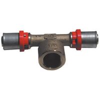 T-Pressverschraubung mit Innengewinde für mehrschichtige 1 x 63