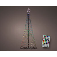 Außenbäume mit tanzenden 3D-Lichtern H 180 x Ø 80 cm