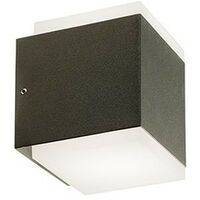 Wandleuchte 6W + 6W Led 4000K Graphit Tango-Linie