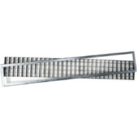 Griglia rettangolare 30 x 100 cm