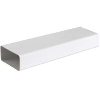 Luftkanalrohr 150x70x1.5 mm aus PVC