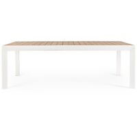 Esstisch 220-340x100 weiß