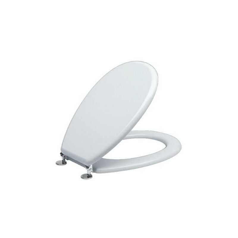 Abattant WC Bois Design Palawan - Charnières Zinc 36x42.5cm Universel