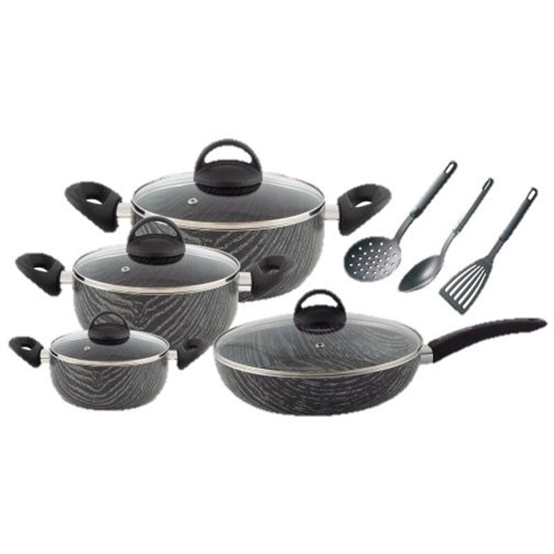 Lot De 3 Casseroles En Inox Haute Qualité Avec Couvercles En Verre Trempe 16 18 20cm C2x27005750