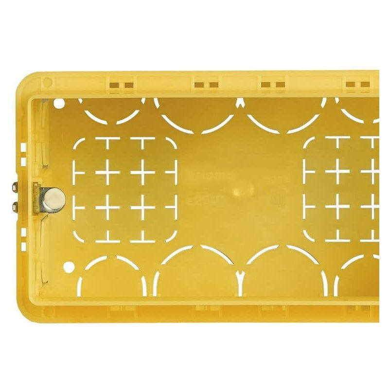 Bticino S504Ef Kit 3 Boîtiers Jaunes