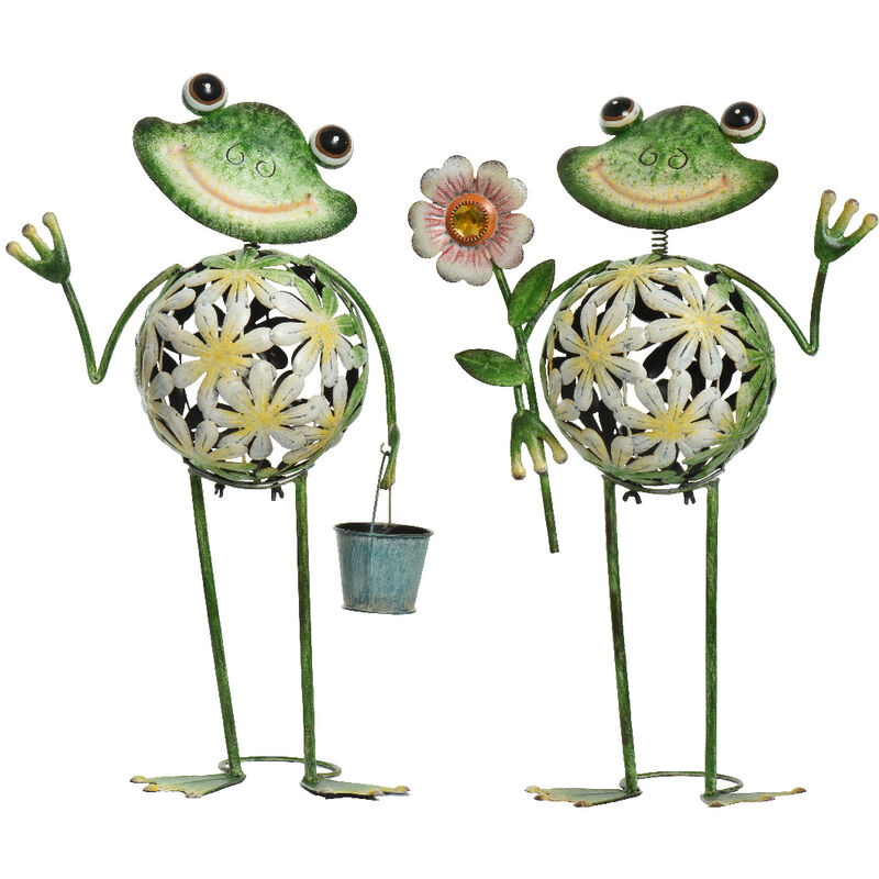 12 Inserts Vase Métal Fleuris Grenouille - Diamètre 2,4 Pouces, Couleur Or, Marque Uxcell, Neuf