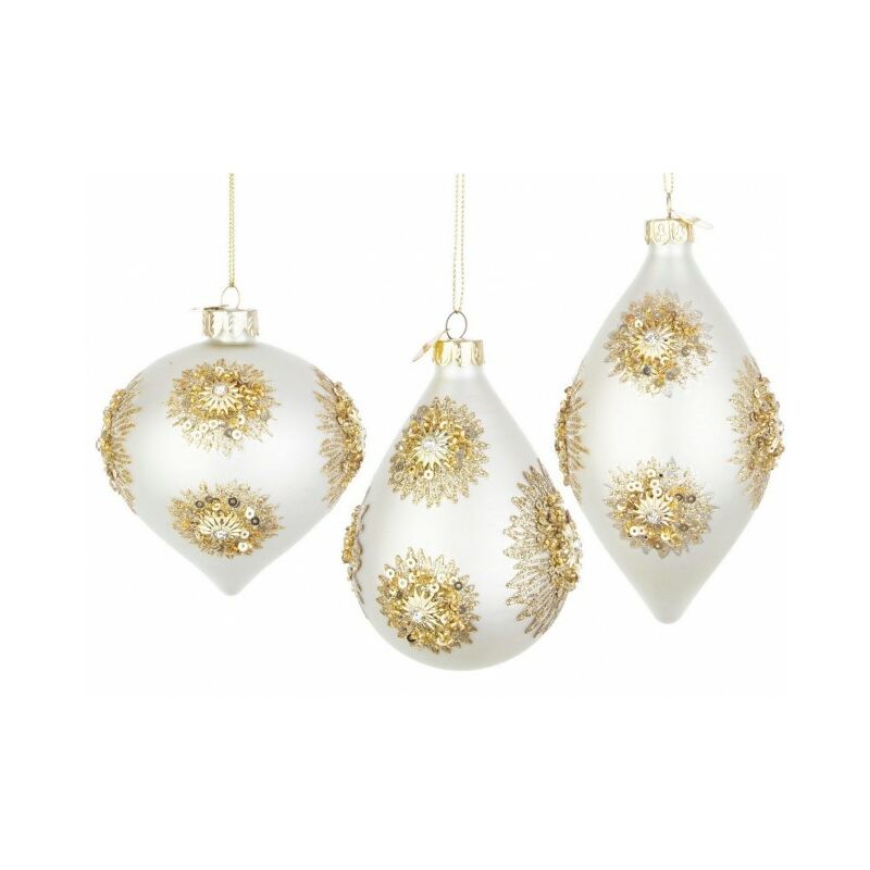 Lot de 12 Pendentifs Vt Fairy Blanc Assortis