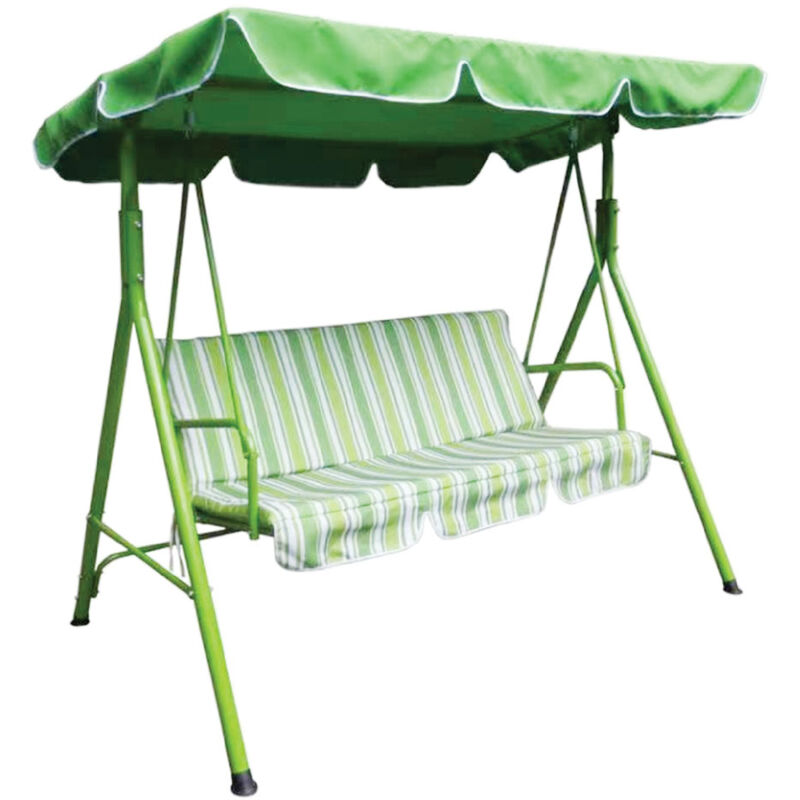 dondoli dondolo da giardino piccolo Dondolo Legno Posti Bianco Seduta Cuscini