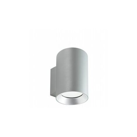 Applique murale en aluminium moulé avec diffuseurs en verre transparent - 10W - 1310 lumens - Lumière chaude - IP65 aluminium (1/5)