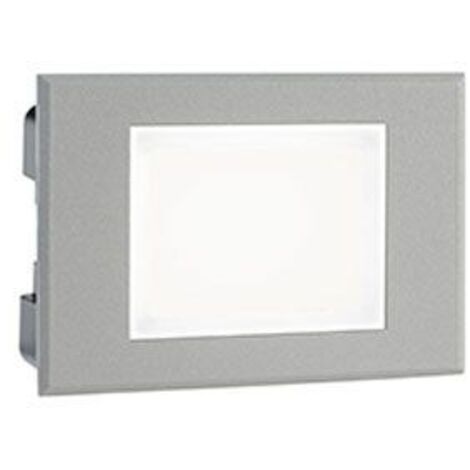 Ligne de prise en aluminium à encastrer ouverte 3W Led 4000K (1/4)