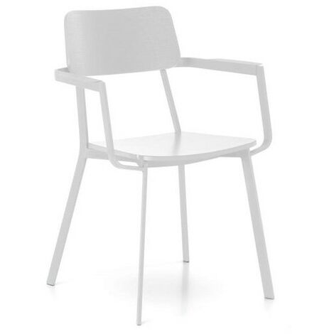 Chaise en bois laqué - Woody capotavola - 61cm x 51.5cm H. 82cm (1/4)