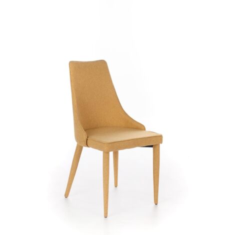 Myriam Chaise en tissu jaune 2 pcs (1/5)