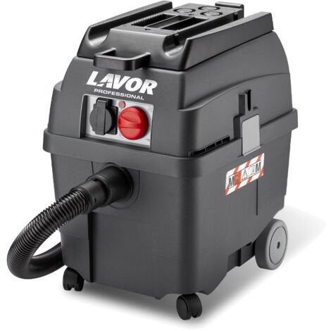 Lavor – Aspirateur professionnel à liquides 30 litres – Puissance 1400 W – Débit d'air 70 lt/sec – Pour chantiers humides et garages (1/5)