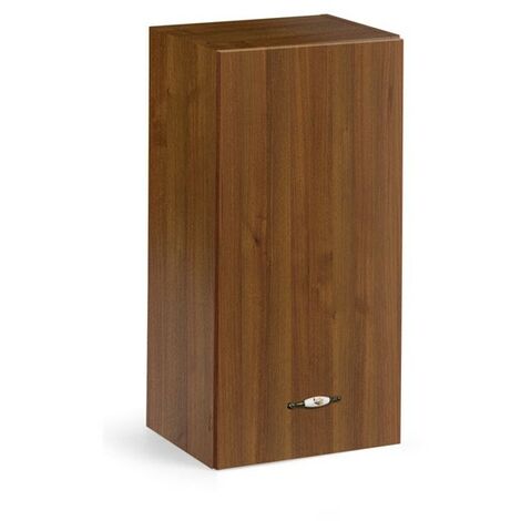 Élément mural de cuisine en noyer antique 1 porte Cm 30x32xH 72 (1/2)