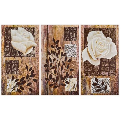 TABLEAU IMPRESSIONNANT EFFET PEINTURE 55 X 3 X 100 CM (1/4)