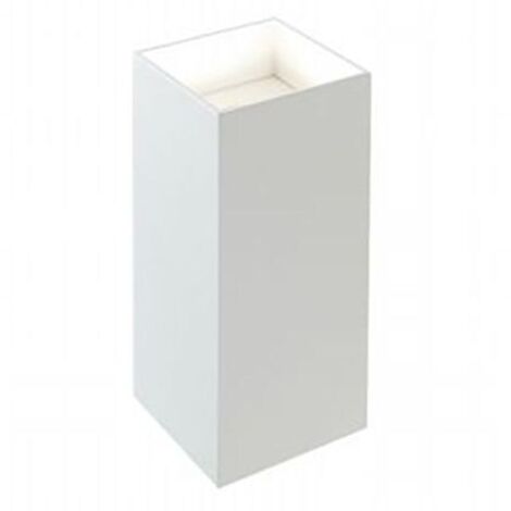 Applique murale ligne tour blanche 6W + 6W Led 3000K (1/4)