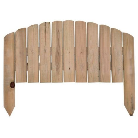 Clôture en bois arquée 54 x 47 cm pour plantes vampires