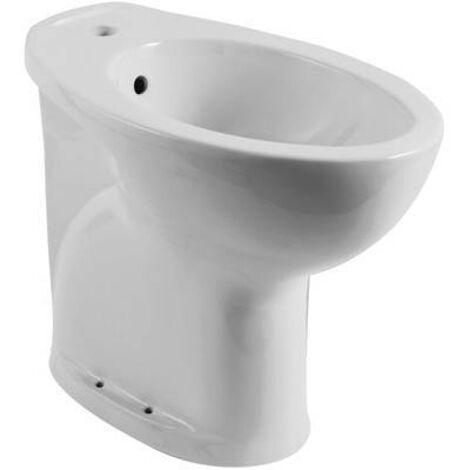Dianhydro – Bidet en céramique blanche pour personnes âgées – Confort et facilité d'utilisation – Installation facile – Hygiène optimale