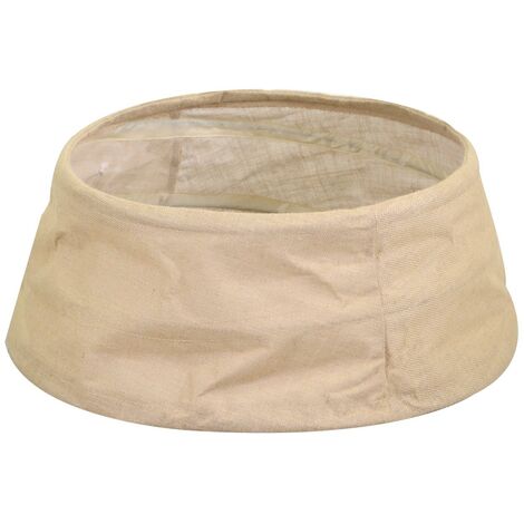 Couverture de base d'arbre en jute pliante ronde naturelle cmø68h25 (1/3)