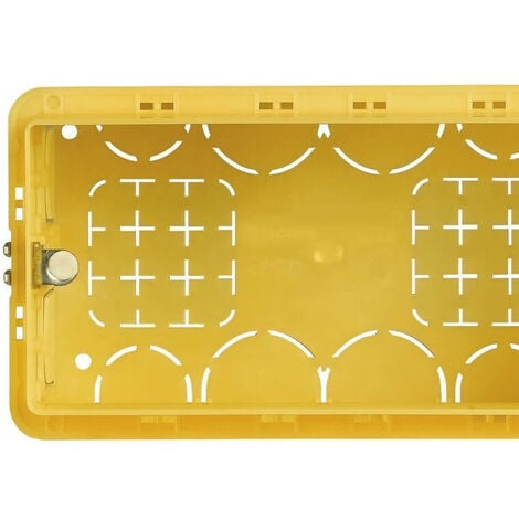 Bticino S504Ef Kit 3 Boîtiers Jaunes