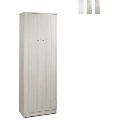 Armoire polyvalente à deux portes Light Elm 62x34x h182 cm