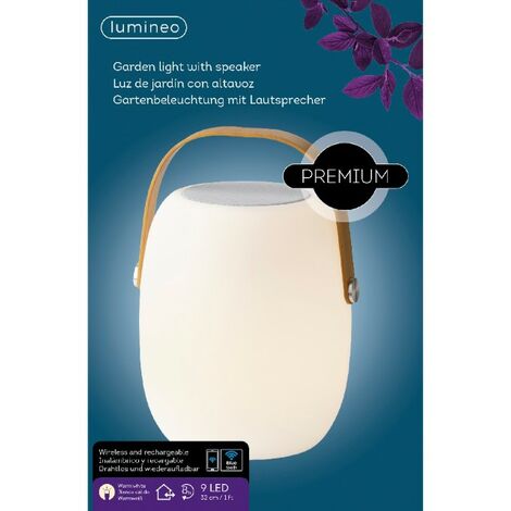 Enceinte LED d'extérieur blanc chaud