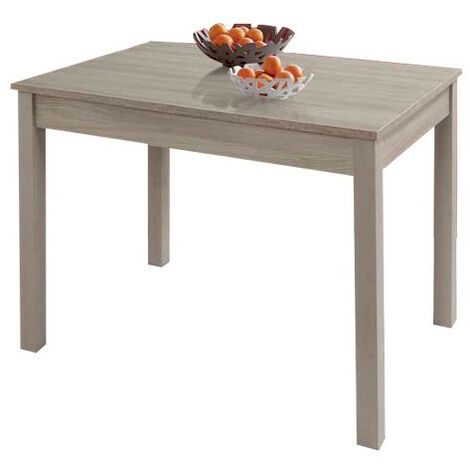 Argonauta – Table de salle à manger extensible en bois mélaminé orme 60x120 cm – Capacité 6 personnes – Fabrication italienne (1/2)