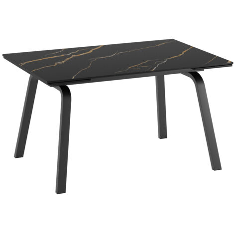 Dylan Table extensible (140/200 x 80 cm) en céramique grise (1/3)