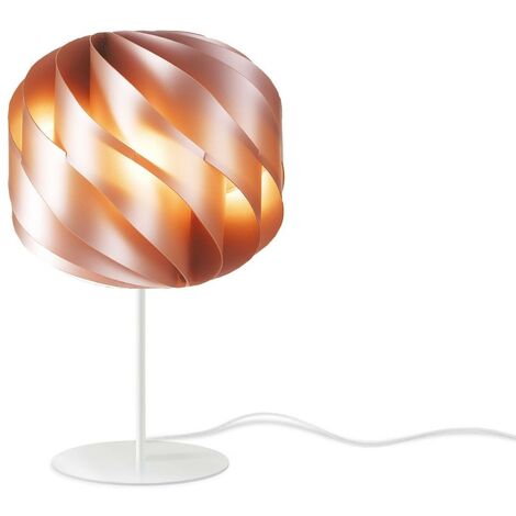 Base de lampe de table et tige en cuivre en métal cm. 25x44h (1/2)