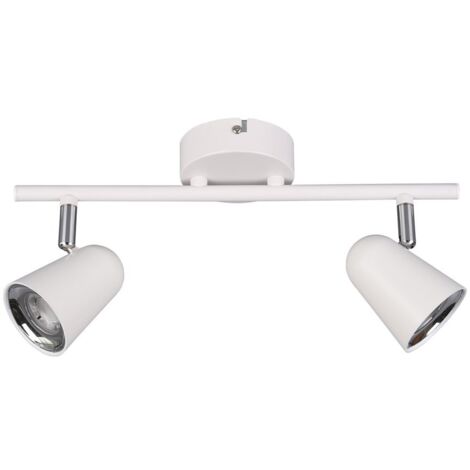 Spot Toulouse Blanc 2 Spot Led L34 cm Trio Lighting (1/3)